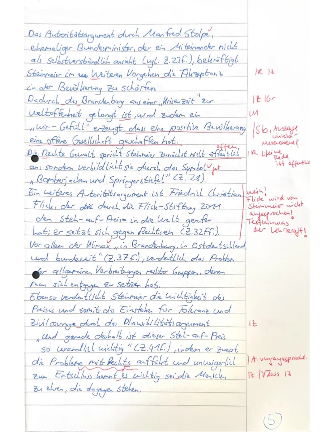 No.1 Analyse
Klausur Nr.2
14.12.2022
Der uns
vorliegende Text ist eine Rede Frank-Walter
Steinmeiers, die er am 22. Juni 2017 zum
Antrittsbe
