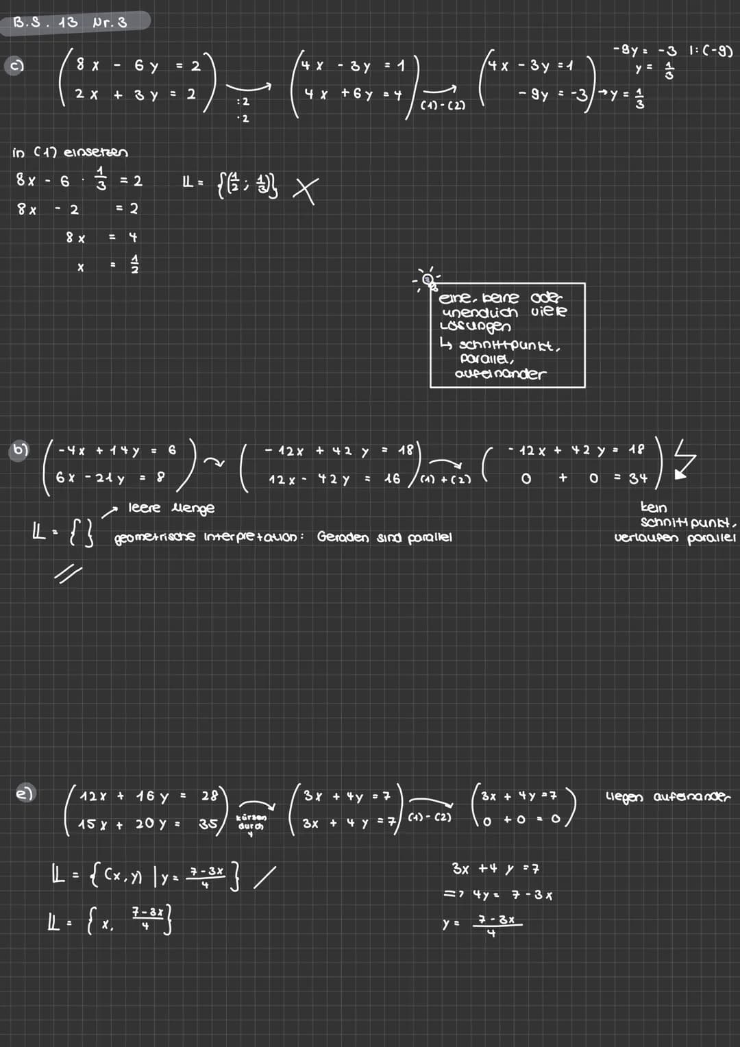 2x + 3y
3 y
Y
2 x
2 x
( 7 )
X
=>
8
2
fCx) = 2 - 3 x
+ 3 (2-
+6-
X
6
6
2
Linerare Gleichungssysteme (LGS)
1
Gerade
C/
个
unter
Reinen folge (x