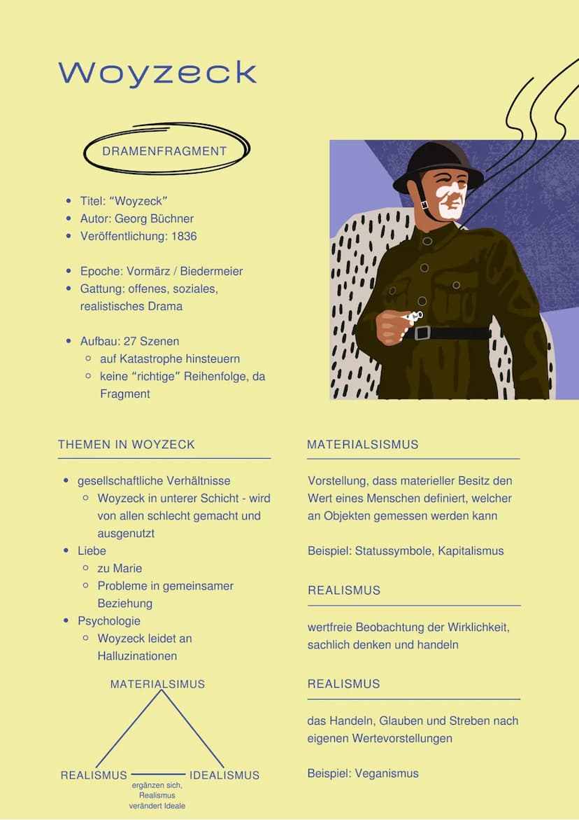 TH
BRUK
EPOCHE DES VORMÄRZ
GEORG BÜCHNER
UND DER
VORMÄRZ
SOZIALE MISSSTÄNDE
●
• 80% der Menschen in Unterschicht
o Pauperismus
Kluft zwische