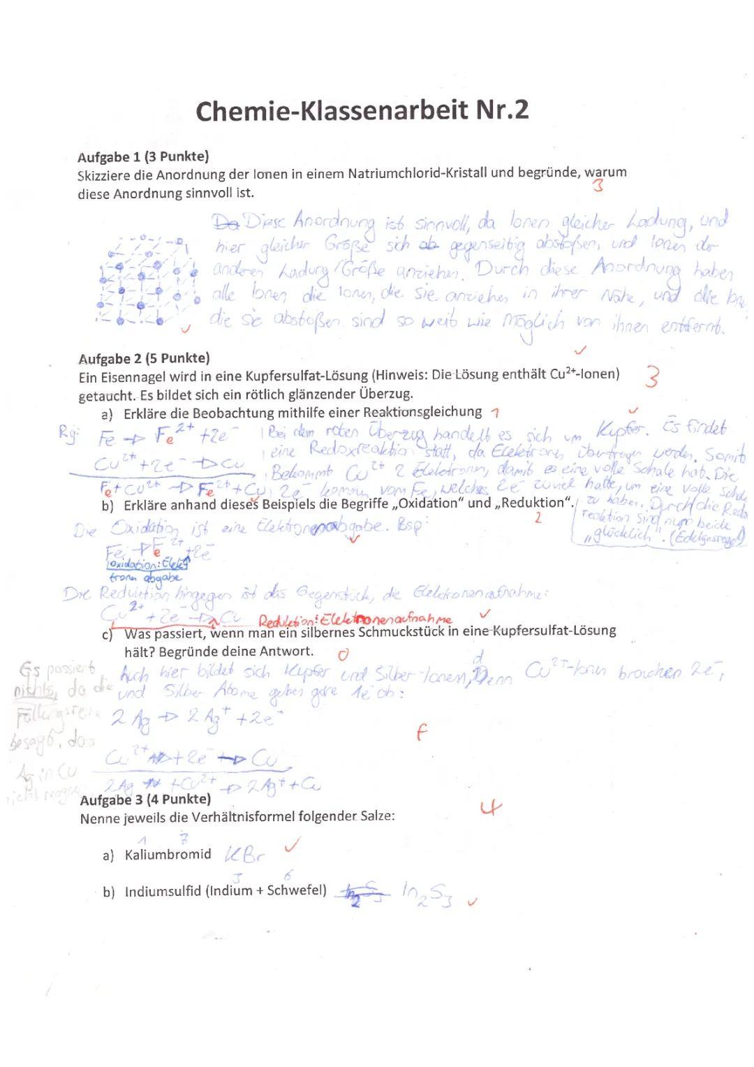 Ionengitter Natriumchlorid und Lewis Formel einfach erklärt