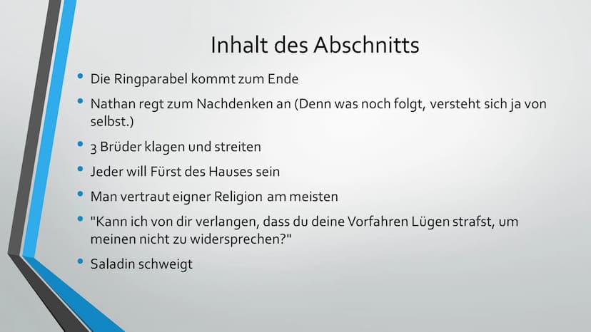 +
Ringparabel
Gruppe 3:
Abschnitt 3, V.
1957-1992 Inhaltsverzeichnis
Inhalt des Abschnitts
In welcher Weise unterscheidet sich dieser Abschn