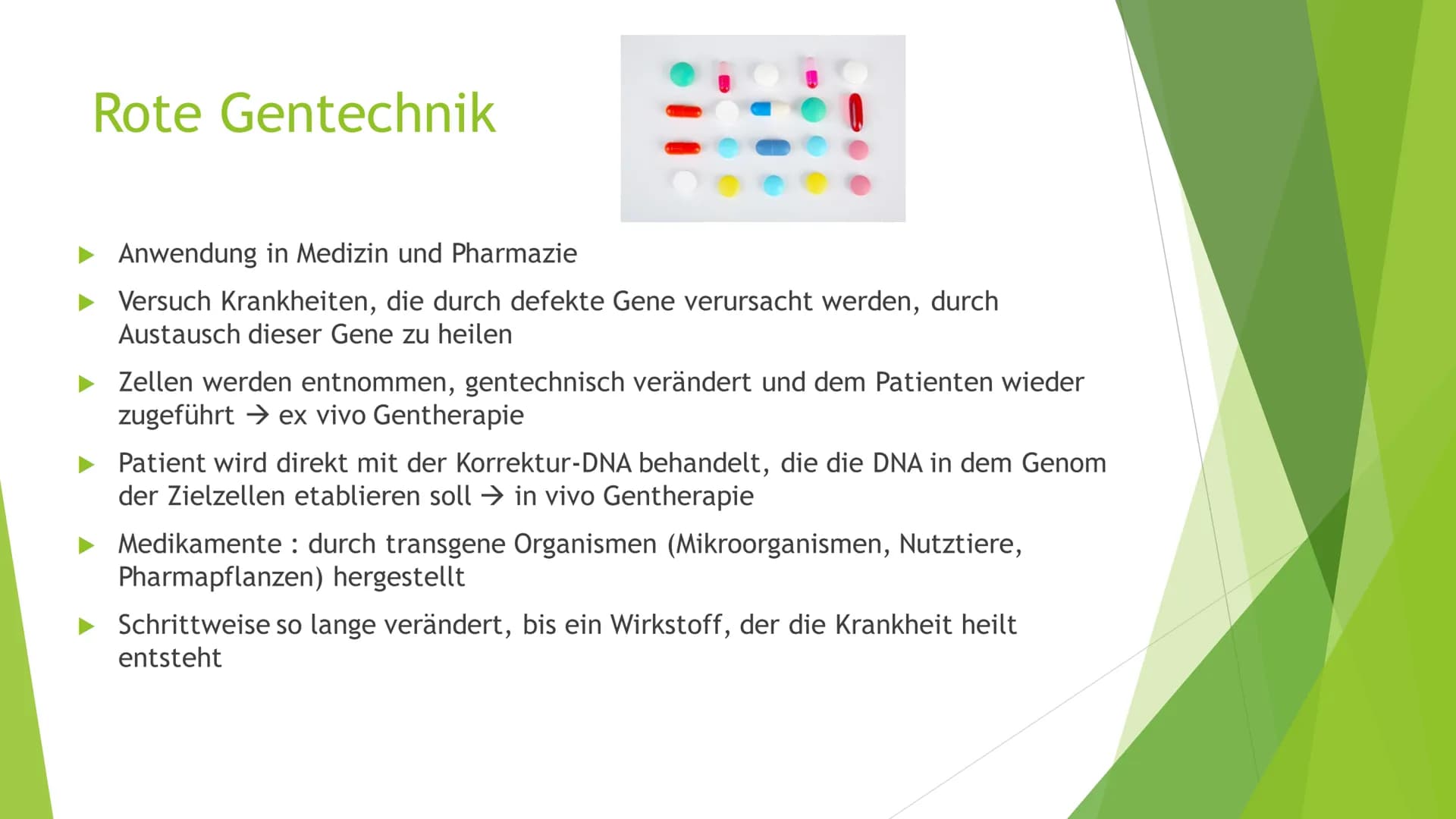 se
GENFOOD
Gentechnik
In der Landwirtschaft und in unseren Lebensmitteln Gliederung
Was ist Gentechnik?
Bedeutung für Naturpflanzen
Bedeutun
