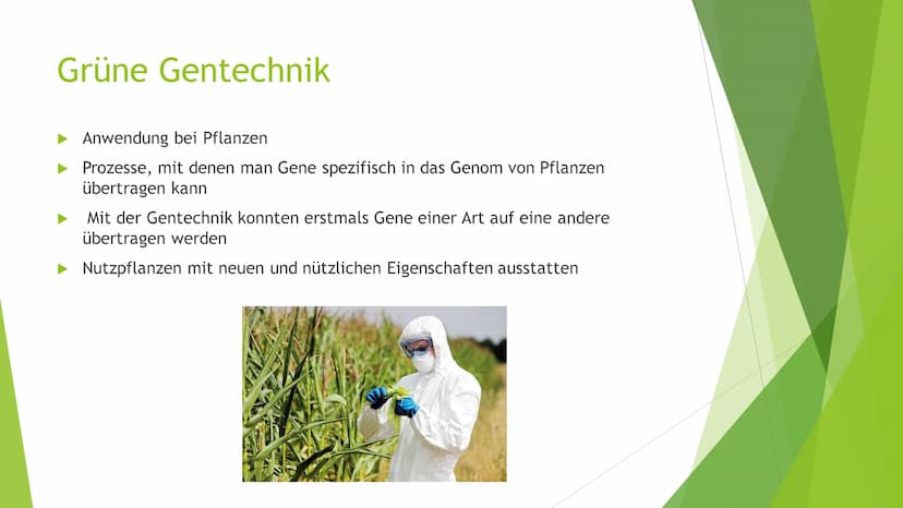 se
GENFOOD
Gentechnik
In der Landwirtschaft und in unseren Lebensmitteln Gliederung
Was ist Gentechnik?
Bedeutung für Naturpflanzen
Bedeutun