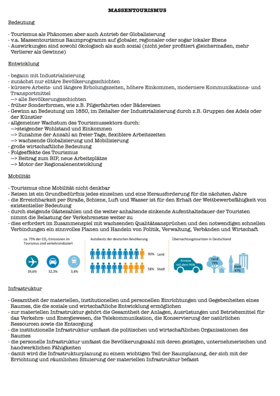 Bedeutung
- Tourismus als Phänomen aber auch Antrieb der Globalisierung
- v.a. Massentourismus Raumprogramm auf globaler, regionaler oder so