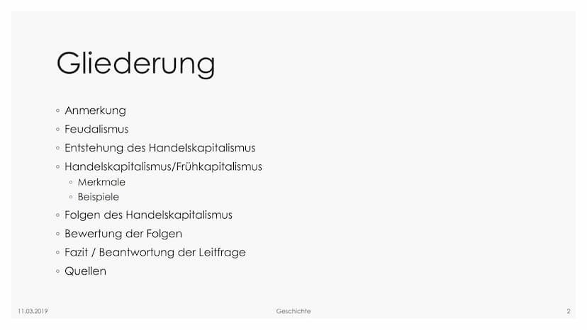 We
11.03.2019
Der Wandel zum
Handelskapitalismus - Ein
Gewinn für Jedermann?
Geschichte
GFS im Fach Geschichte
श्री श्रीष्ट 11.03.2019
Glied