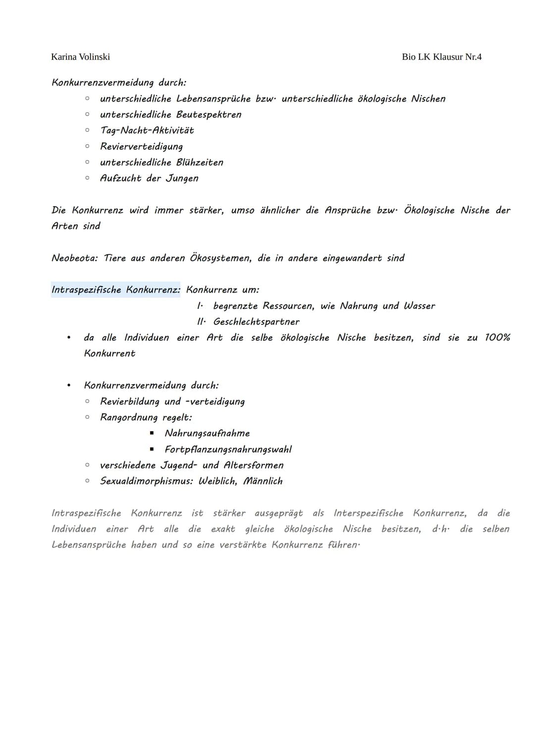 Ökologie Abitur: Klausuren, Aufgaben und Lösungen für Bio LK