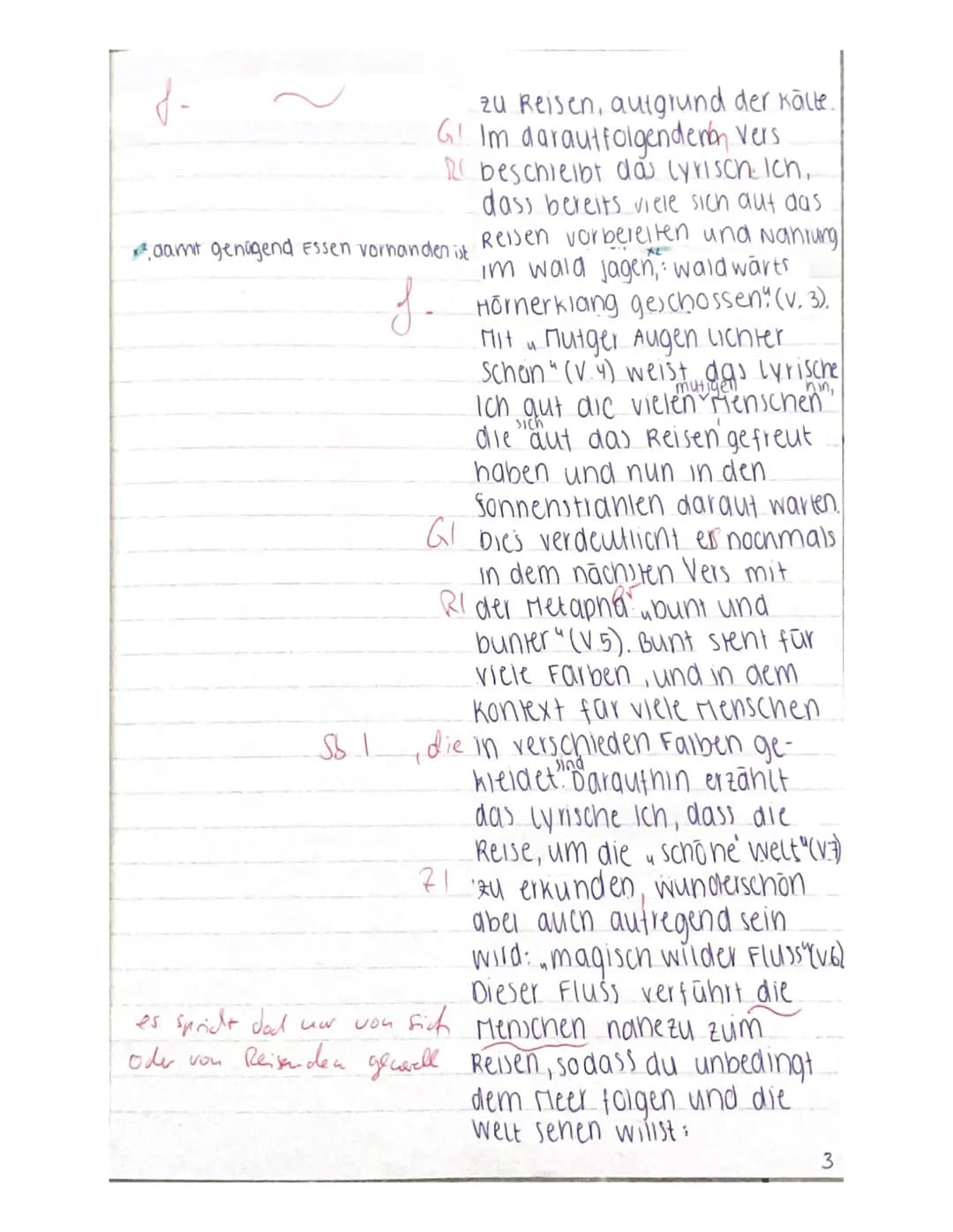 Aufgabe 1)
XES 1st zu vermuten, dass das (yrische ich
von seiner Reise erzäht und wie er sich.
fühlt.
5 davon, wie
CS
J
gut!
J.
Dilara Bozka