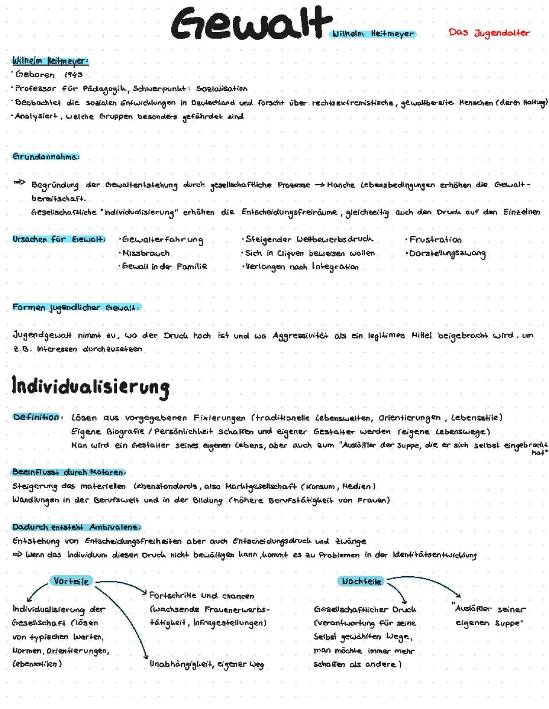 Was ist Gewalt? - 3 Formen von Gewalt und Heitmeyer Theorie