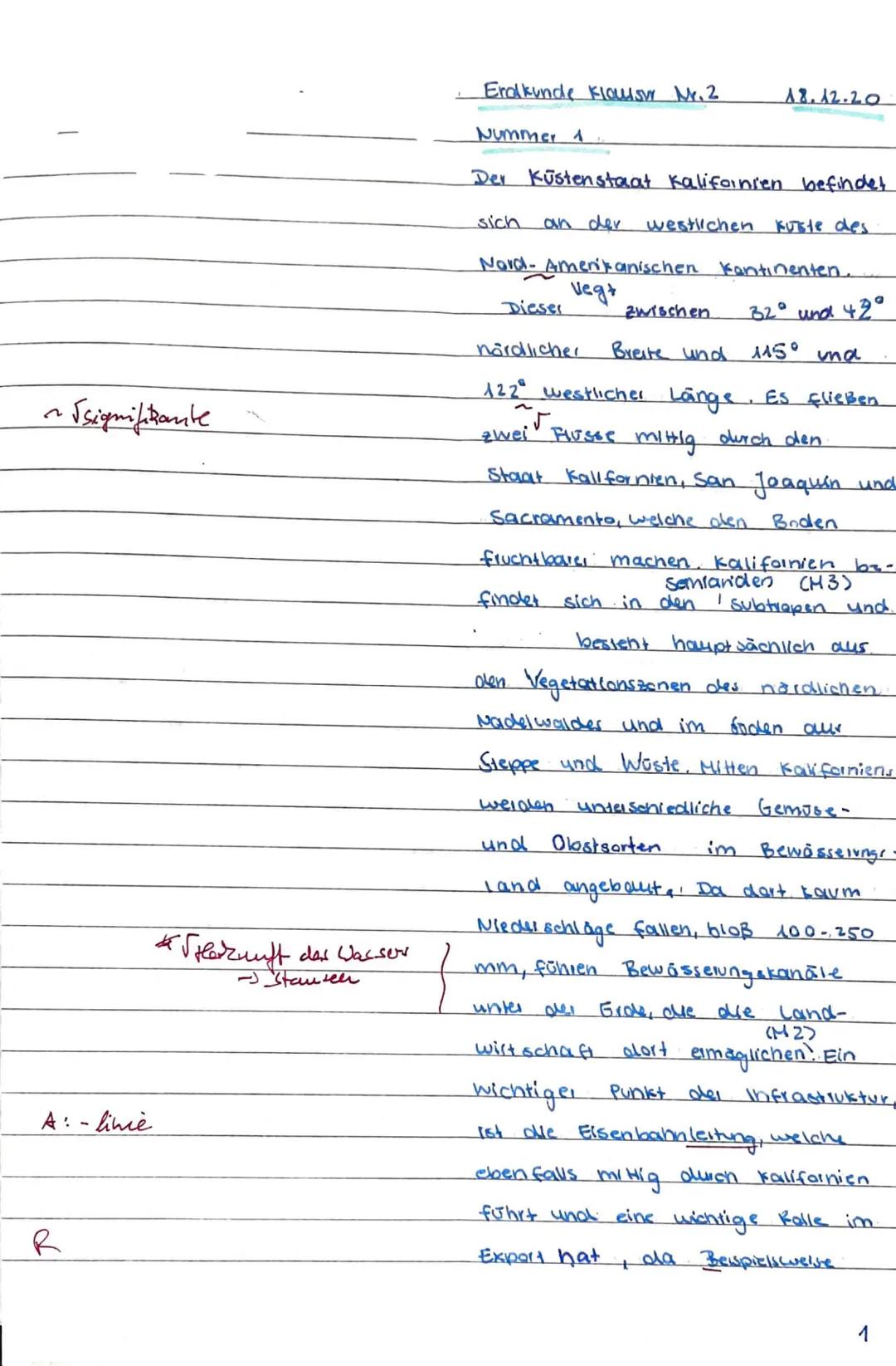 Geographie Landwirtschaft 