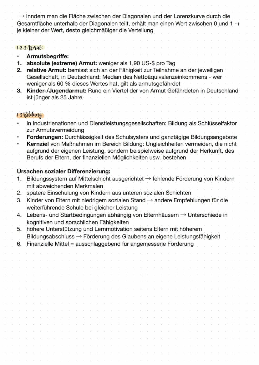 Soziale Ungleichheit
1.1 Erscheinungsformen und Auswirkungen sozialer Ungleichheit:
,,Menschen leben seit jeher unter verschiedenen Vorausse