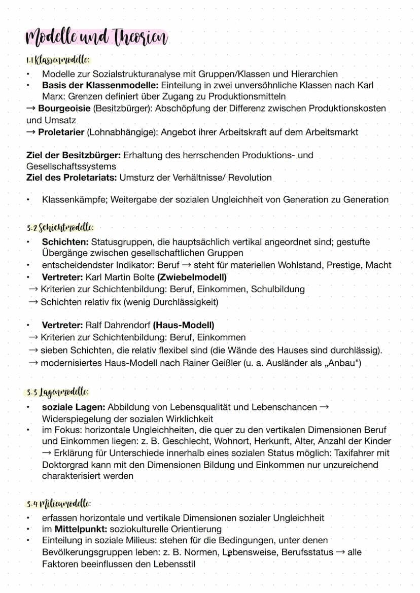 Soziale Ungleichheit
1.1 Erscheinungsformen und Auswirkungen sozialer Ungleichheit:
,,Menschen leben seit jeher unter verschiedenen Vorausse