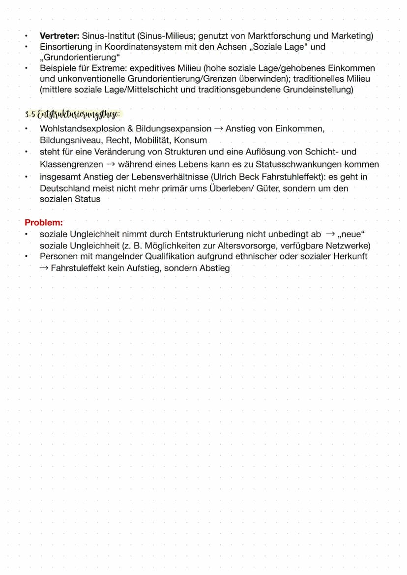 Soziale Ungleichheit
1.1 Erscheinungsformen und Auswirkungen sozialer Ungleichheit:
,,Menschen leben seit jeher unter verschiedenen Vorausse