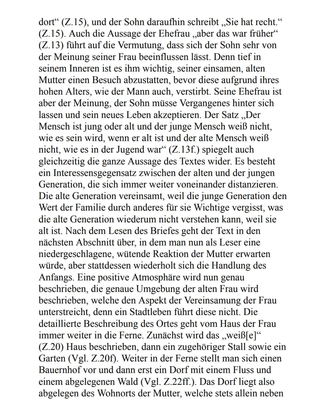 Brief aus Amerika
Die Kurzgeschichte ,,Brief aus Amerika“, die 1963 von
Johannes Bobrowski veröffentlicht wurde, behandelt das
Thema Einsamk