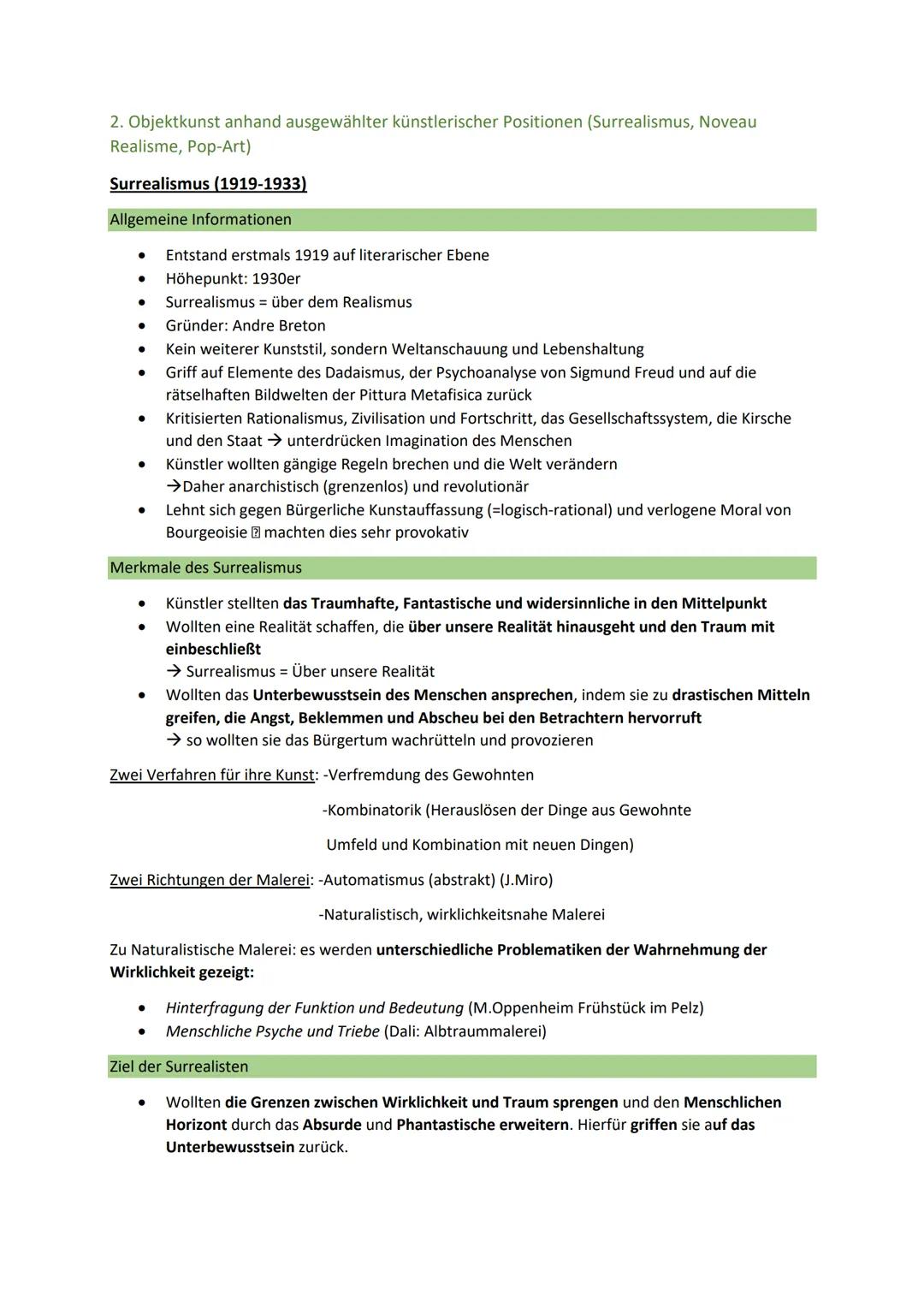 1. Anfänge der Objektkunst (Dadaismus)
Marcel Duchamp
●
Ready Mades
●
Alltägliche Gebrauchsgegenstände (industriell, massenhaft gefertigt) w