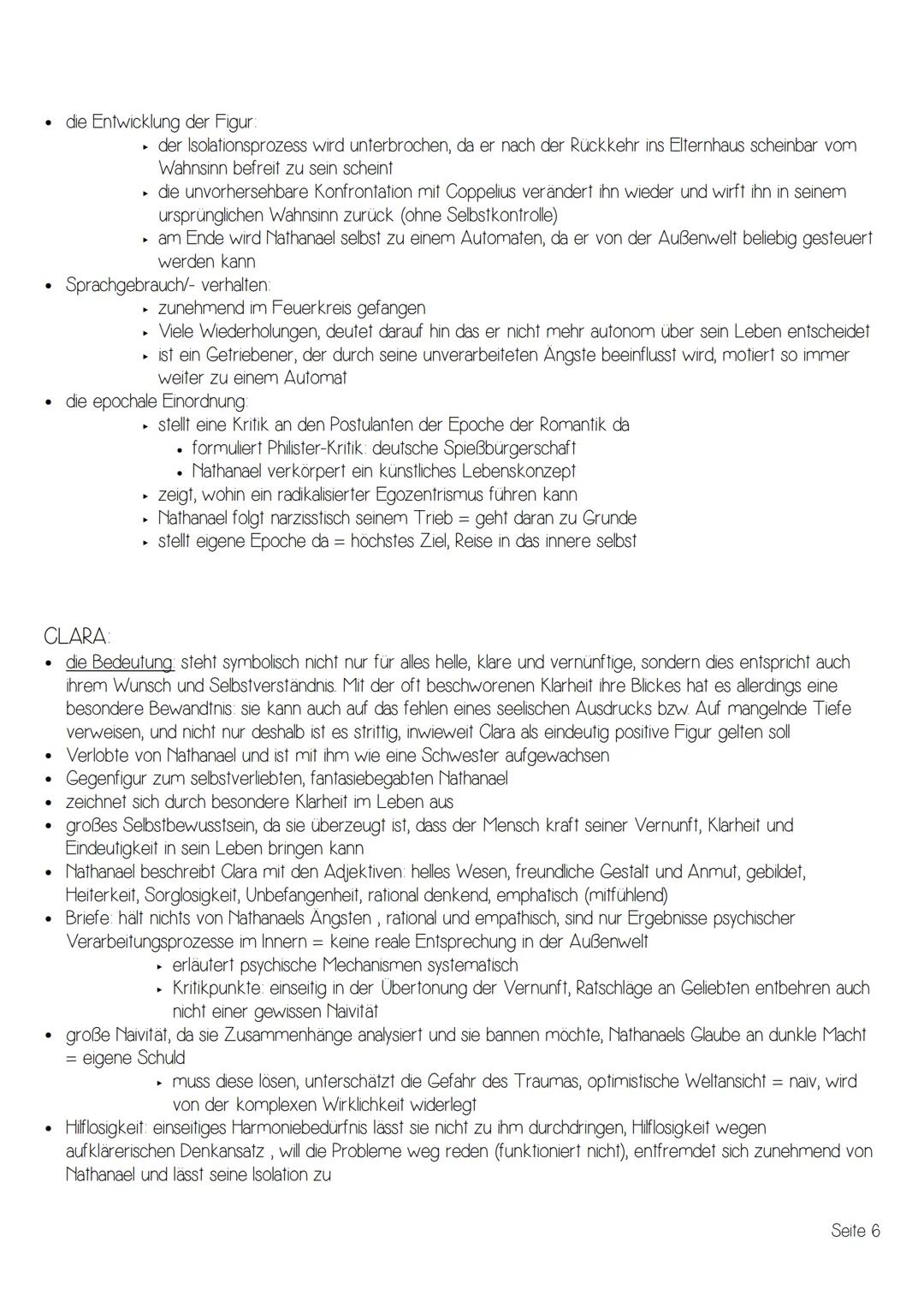 die Figuren aus der Sandmann"
NATHANAEL:
die Bedeutung: auffällig ist die Häufung von "sprechenden" Namen in der Erzählung, Nathanael kommt 