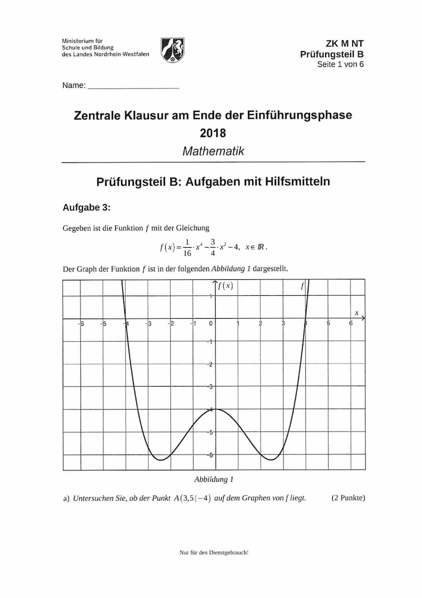 Ministerium für
Schule und Weiterbildung
des Landes Nordrhein-Westfalen
Hinweise zur Durchführung der Zentralen Klausur am Ende
der Einführu