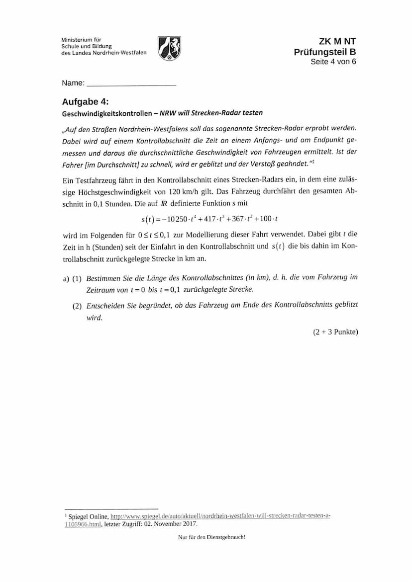 Ministerium für
Schule und Weiterbildung
des Landes Nordrhein-Westfalen
Hinweise zur Durchführung der Zentralen Klausur am Ende
der Einführu