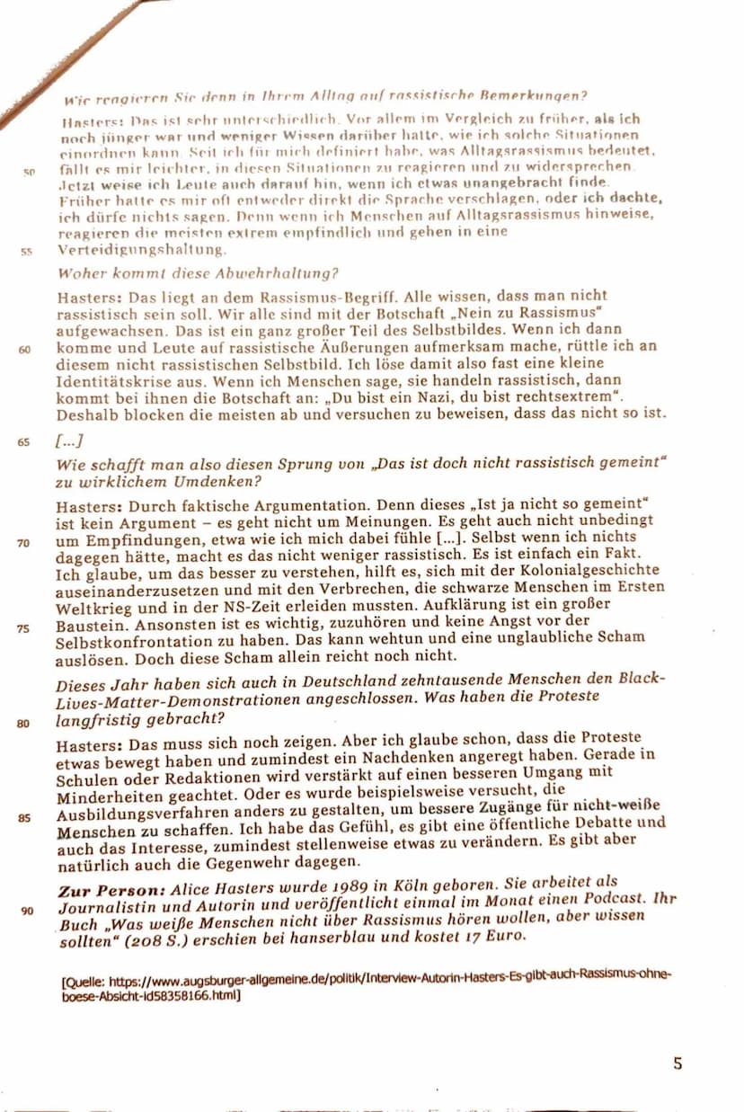 Textvorlagen:
Hilfsmittel:
Bearbeitungszeit:
Tasks
Englisch Leistungskurs
1. Klausur Q2-23. Februar 2022
Text A:
Text B:
Tyre Nichol's Death