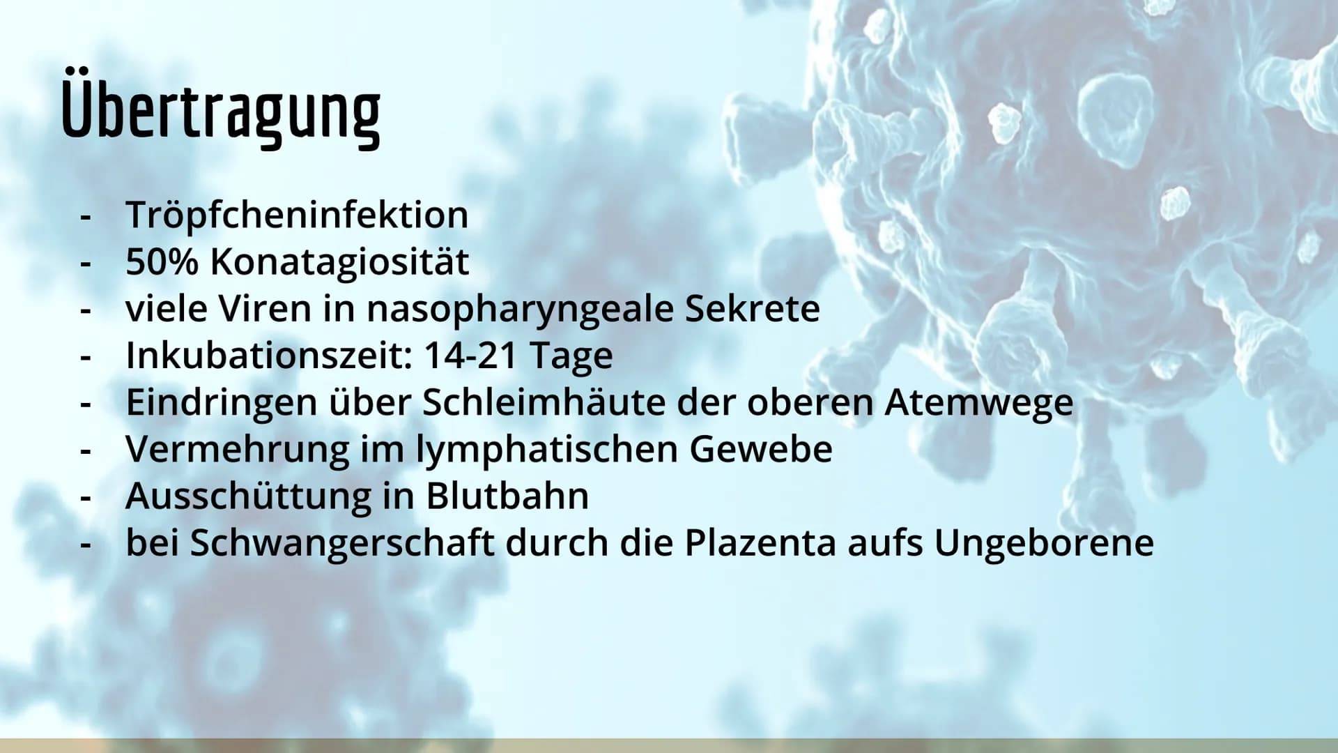 
<p>Quynh Anh, Ngo</p>
<h2 id="allgemeineinformationen">Allgemeine Informationen</h2>
<p>Die Röteln sind eine hochansteckende Krankheit, die