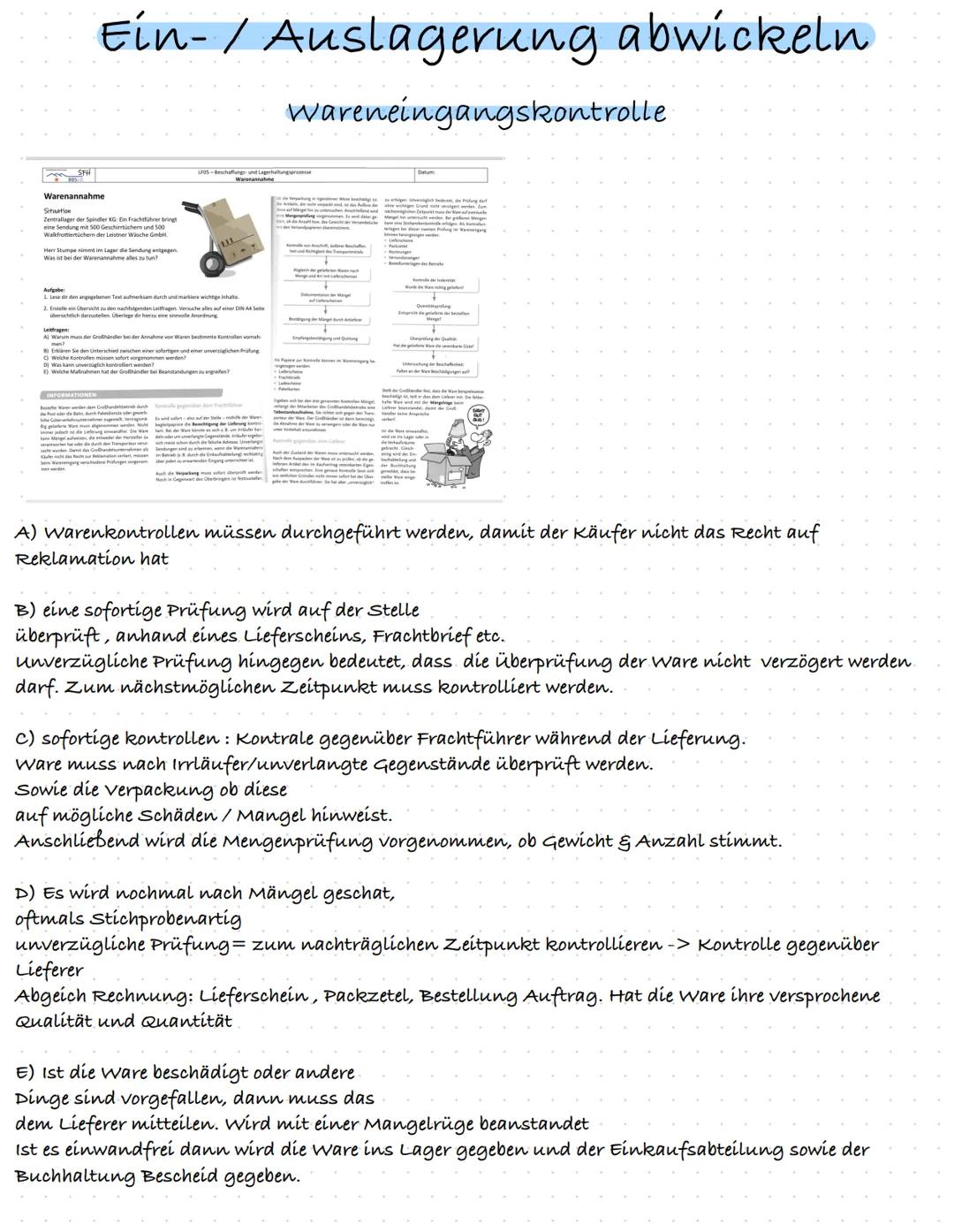 Schriftliche Prüfung
23.05.2022
LF05
Beschaffungs- und
Lagerhaltungsprozesse digital
organisieren
- Überblick Beschaffung / Lager
Lager
- Gu