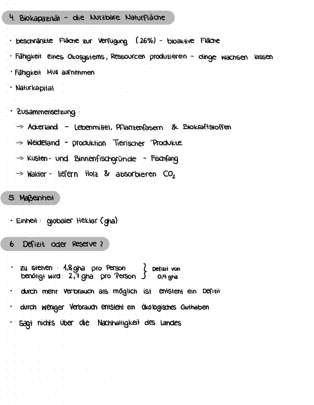 1. Was ist der Ökologische Fußabdruck ?
zusammengesetzt aus was wir täglich brauchen & verbrauchen
→> Essen & Trinken
→> Kleidung
->> Wohnor