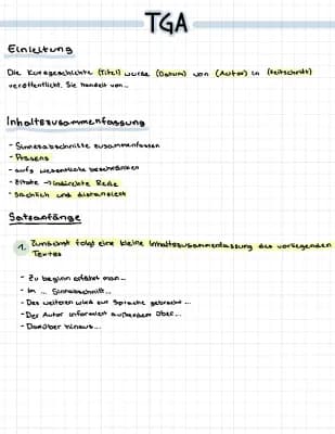 Know TGA Zusammenfassung/schreibplan  thumbnail