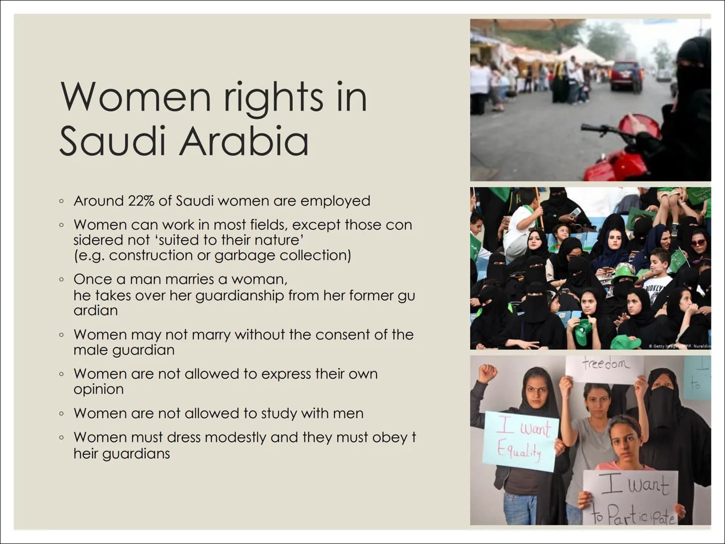 E
bortion
do
WOMEN AND
HUMAN RIGHTS
MEN UN
BORTION Content
Women/human rights in general (Denise)
The history of women rights (video)
Women 