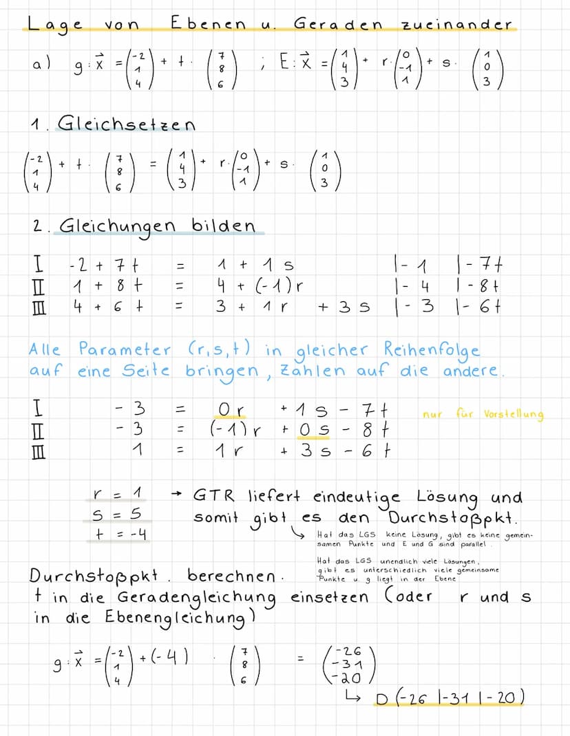 .
Mathe Klausur Nr. 2
11
Ebenengleichung
geg.
Geradengleichung aufstellen ✓
Punkt
Lage
Punktprobe
aufstellen,
am 15.12.21
Länge von Vektoren