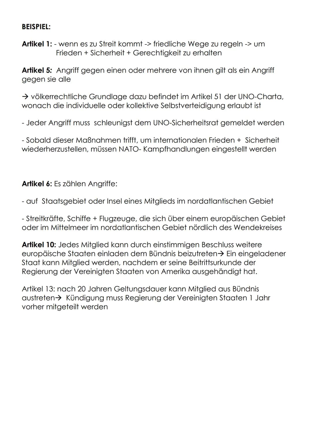 fr
Die Gründung der NATO 1 EINLEITUNG
Was würde passieren wenn Deutschland von einem anderen Land
angegriffen würde
Viele andere Staaten wür