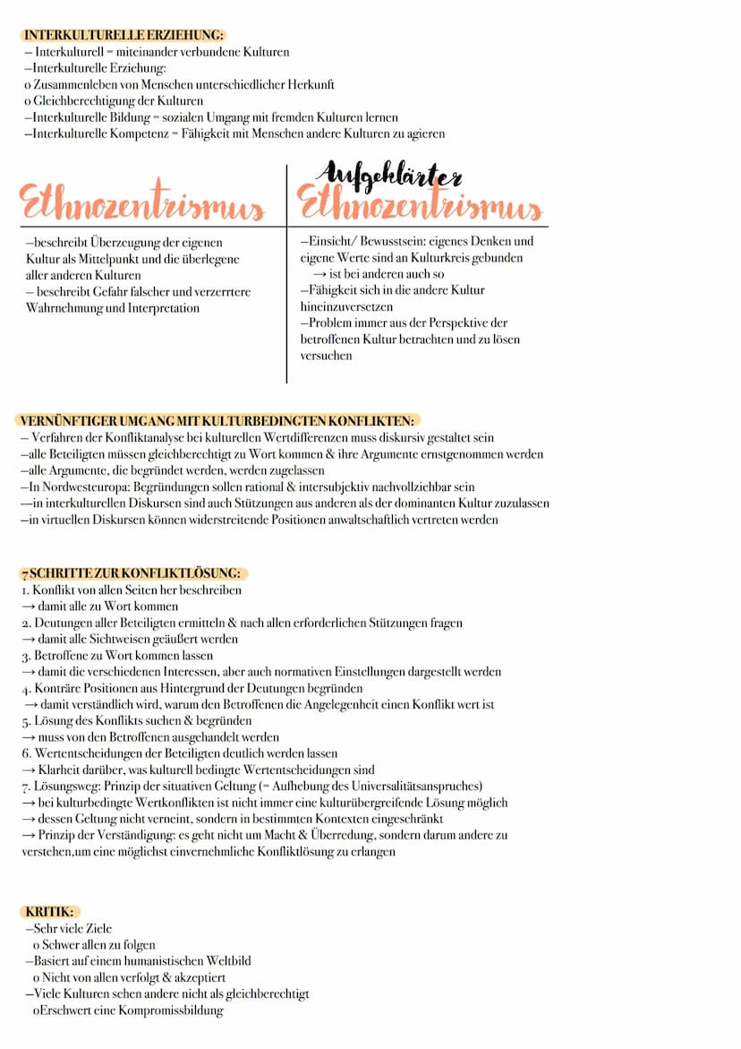 INTERKULTURELLE
BILDUNG &
ERZIEHUNG
NIEKE
IO ZIELE INTERKULTURELLER BILDUNG UND ERZIEHUNG
• Ziel: Kinder und Jugendliche erziehen, dass sie 