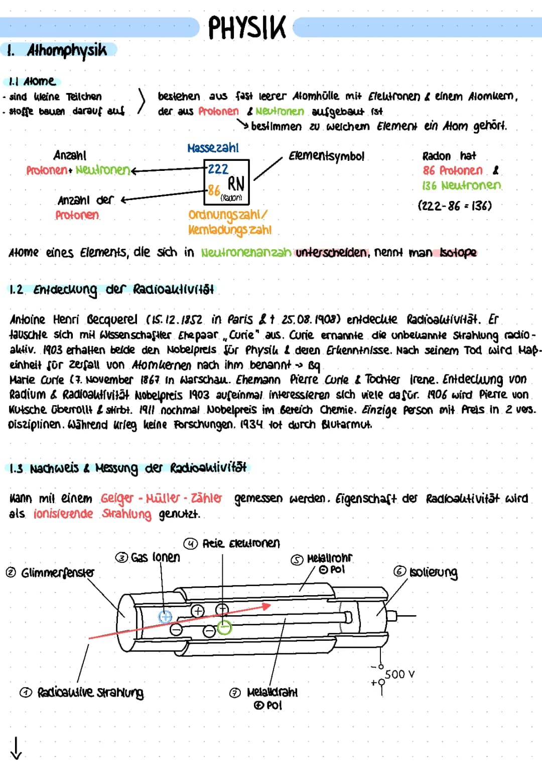 Atomphysik / Kernphysik 