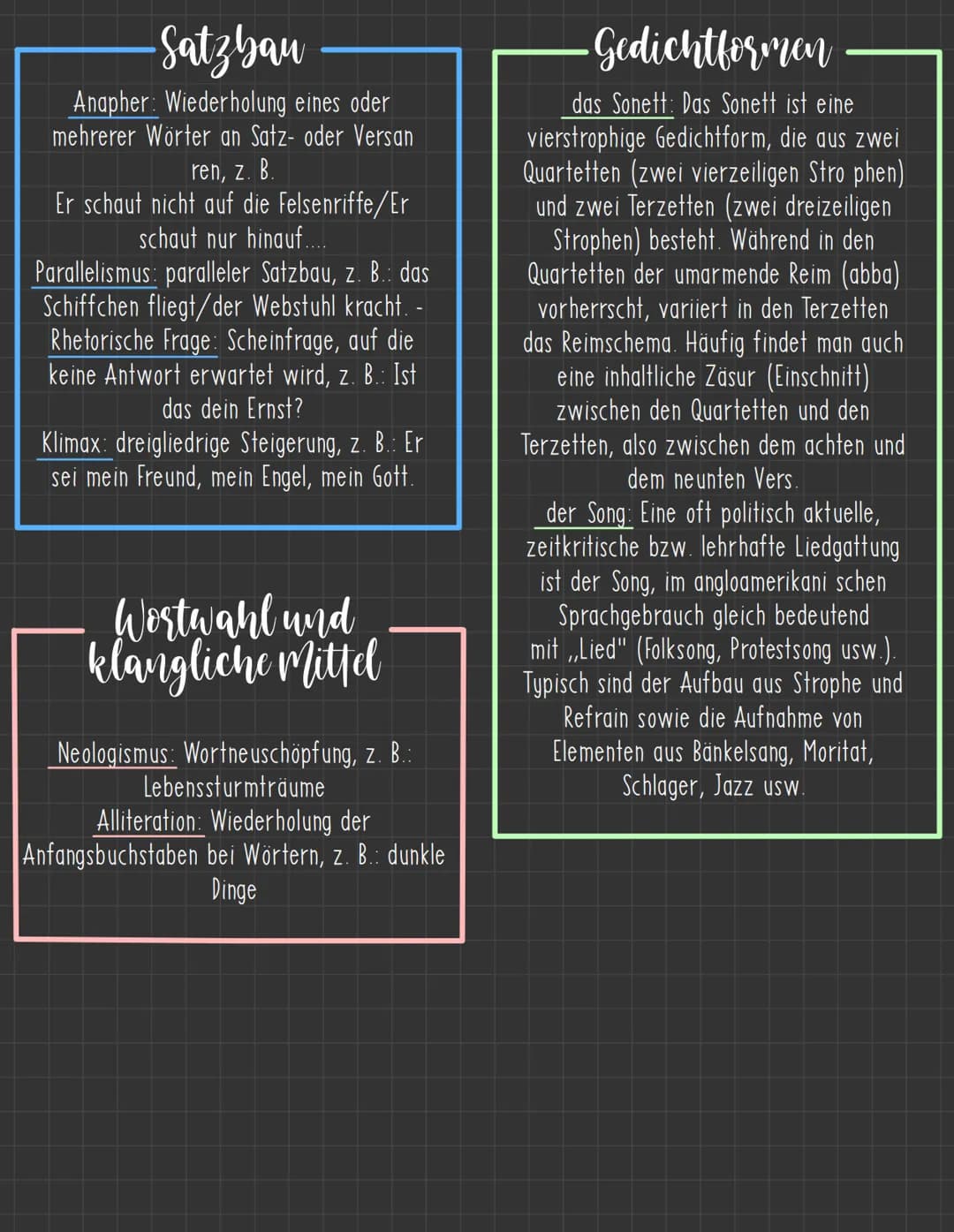 -Schriftliche Gedichtinterpretation
Einleitung der Gedichtanalyse
- Titel des Gedichts
- Art des Textes
Name des Autors
Erscheinungsjahr, we