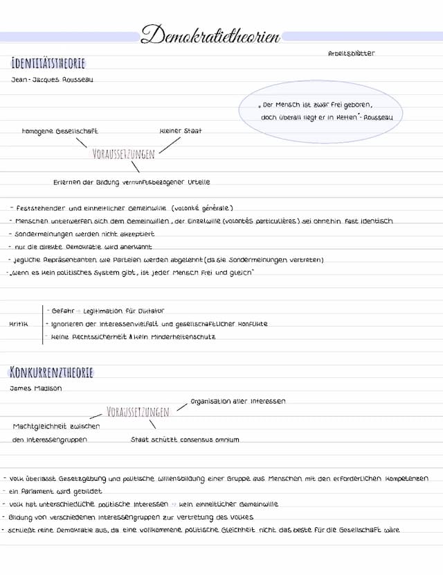 Know Demokratietheorien, Dimensionen der Politik…. thumbnail