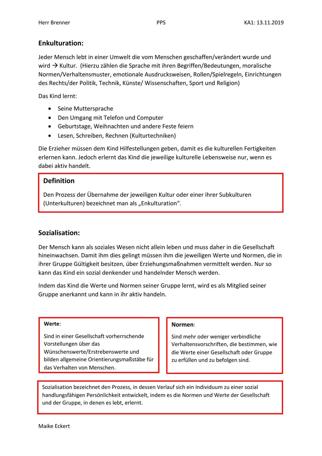 Herr Brenner
●
● Zu-Erziehender
Erzieher
Gegenstand der Pädagogik:
●
Psychologie und Pädagogik
Erziehungsinstitutionen
Erziehungseinrichtung