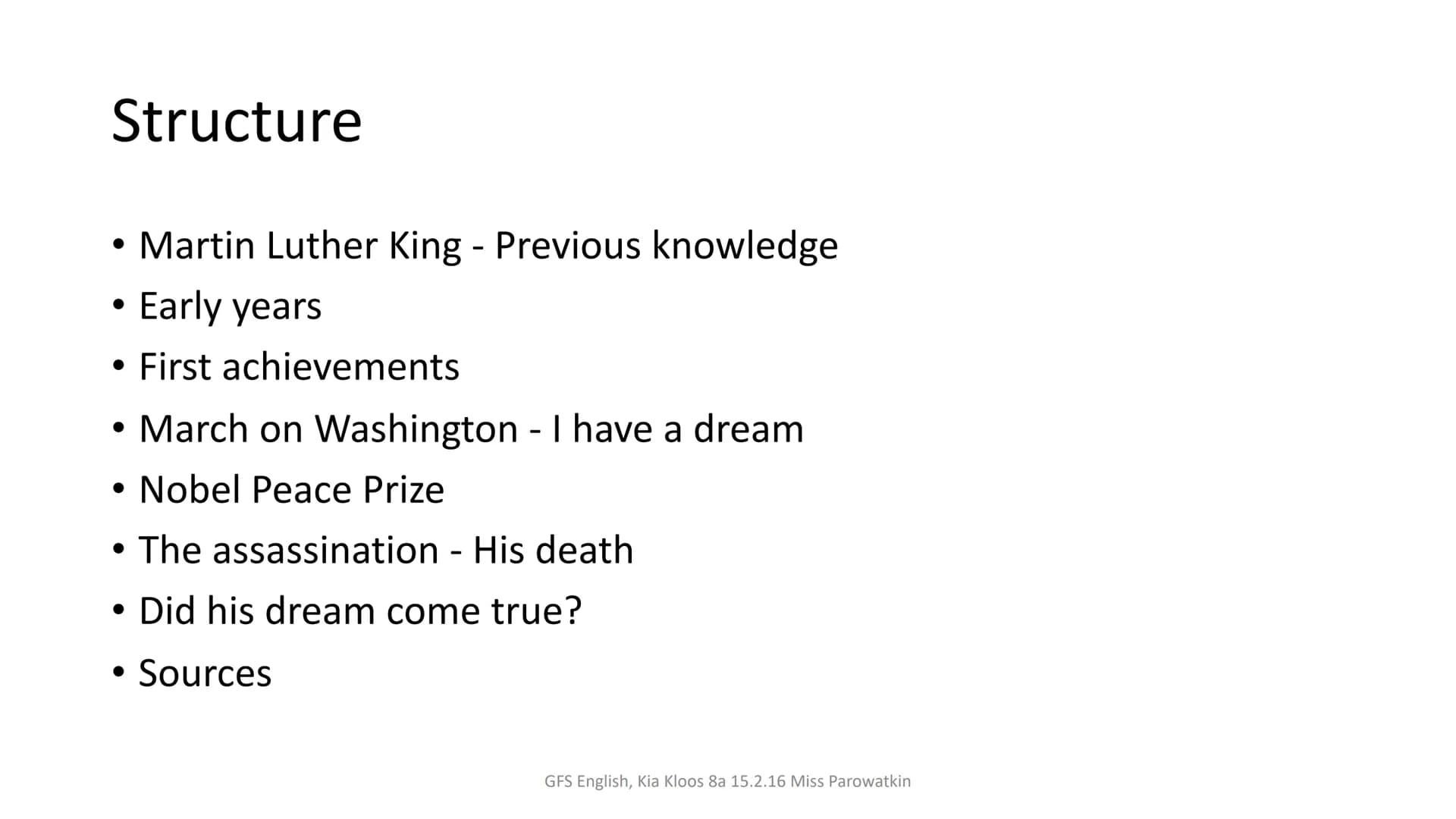 Martin Luther King: His Life, Family, and Achievements