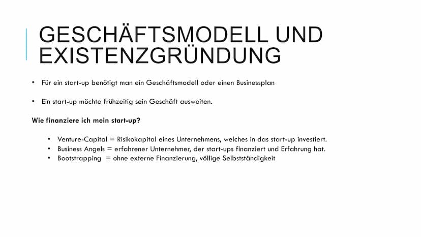 START-UPS Start-ups
1) Definition
Ein Start-Up ist eine kürzlich gegründete Firma. Im sogenannten
Lebenszyklus befindet sich ein Start-Up in