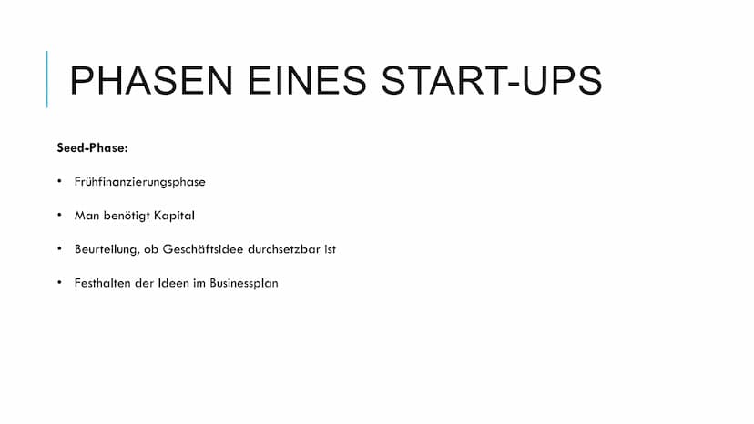 START-UPS Start-ups
1) Definition
Ein Start-Up ist eine kürzlich gegründete Firma. Im sogenannten
Lebenszyklus befindet sich ein Start-Up in