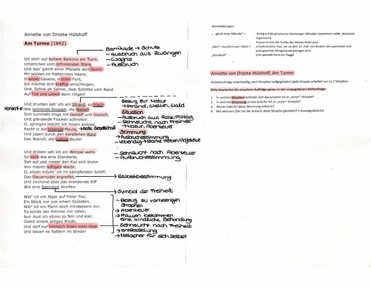 Know Analyse: „Am Turme“-Annette von Droste-Hülshoff (1842) thumbnail