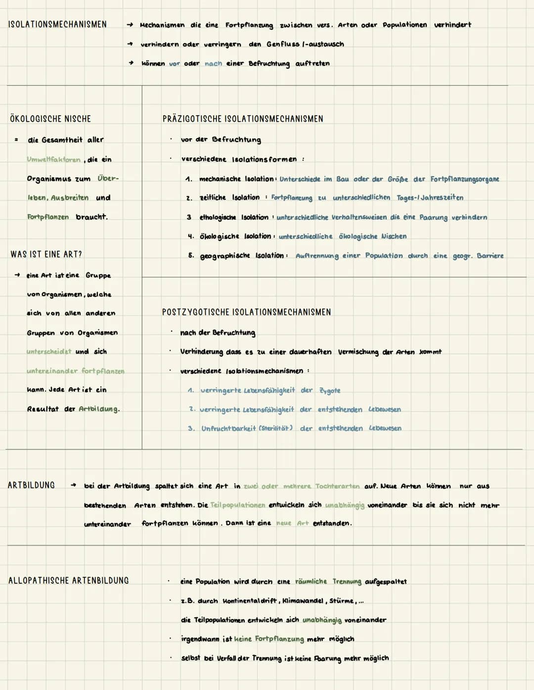 BIOLOGIE KLAUSUR Q3
EVOLUTIONSTHEORIEN VARIABILITÄT UND ANGEPASSTHEIT | ISOLATIOSMECHANISMEN | SELEKTIONSFORMEN/-TYPEN | ARTBILDUNG
EVOLUTIO