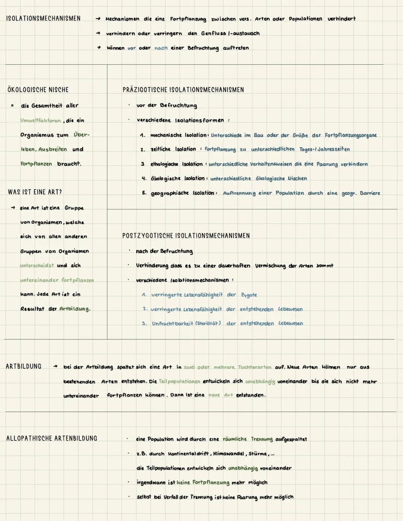 BIOLOGIE KLAUSUR Q3
EVOLUTIONSTHEORIEN VARIABILITÄT UND ANGEPASSTHEIT | ISOLATIOSMECHANISMEN | SELEKTIONSFORMEN/-TYPEN | ARTBILDUNG
EVOLUTIO