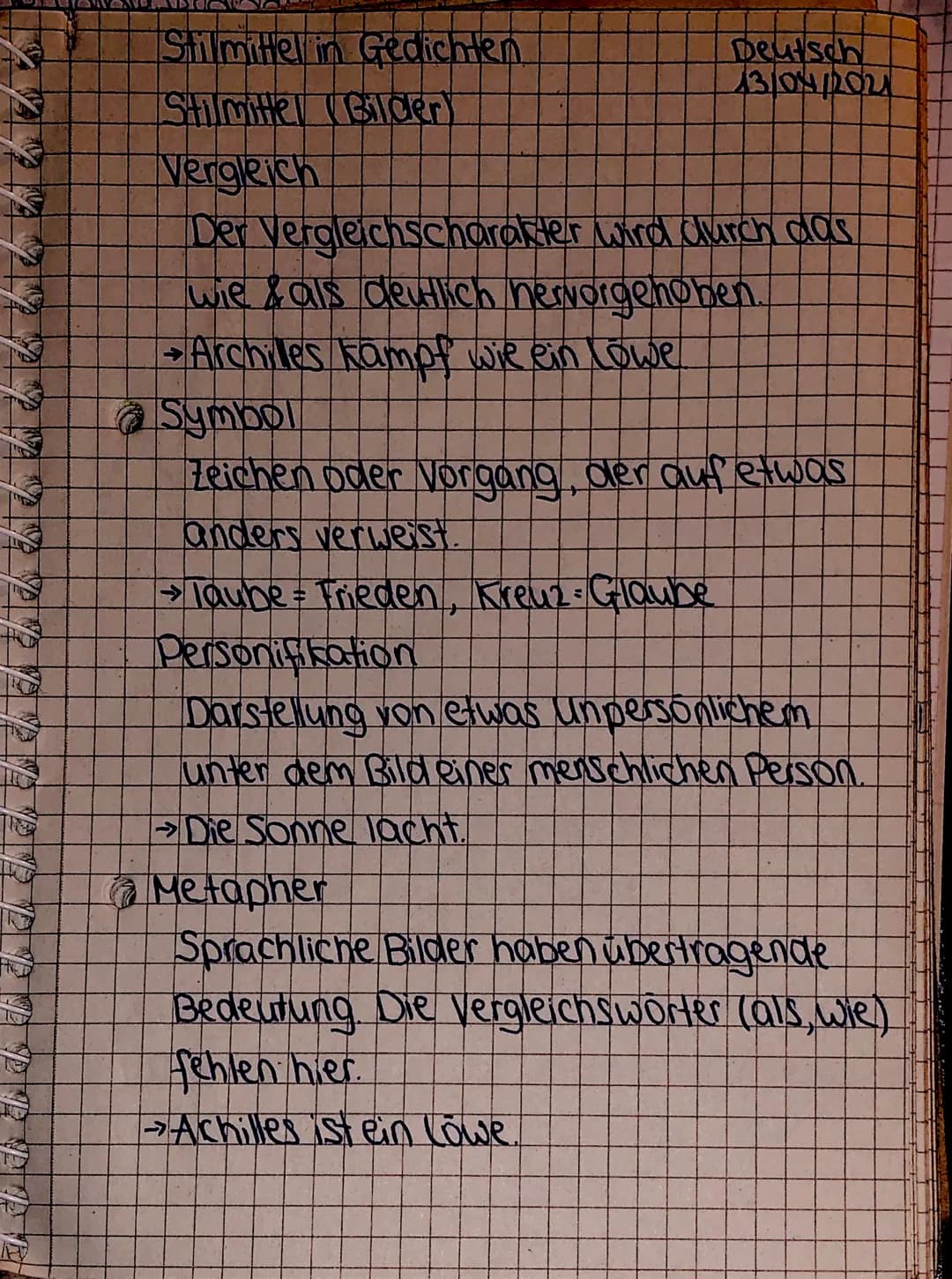 2
12 12 VD OPE
Stilmittel in Gedichten
Stilmittel (Bilder
Deutsch
13/04/2021
Vergleich
Der Vergleichscharakter wird durch das
wie & als deut