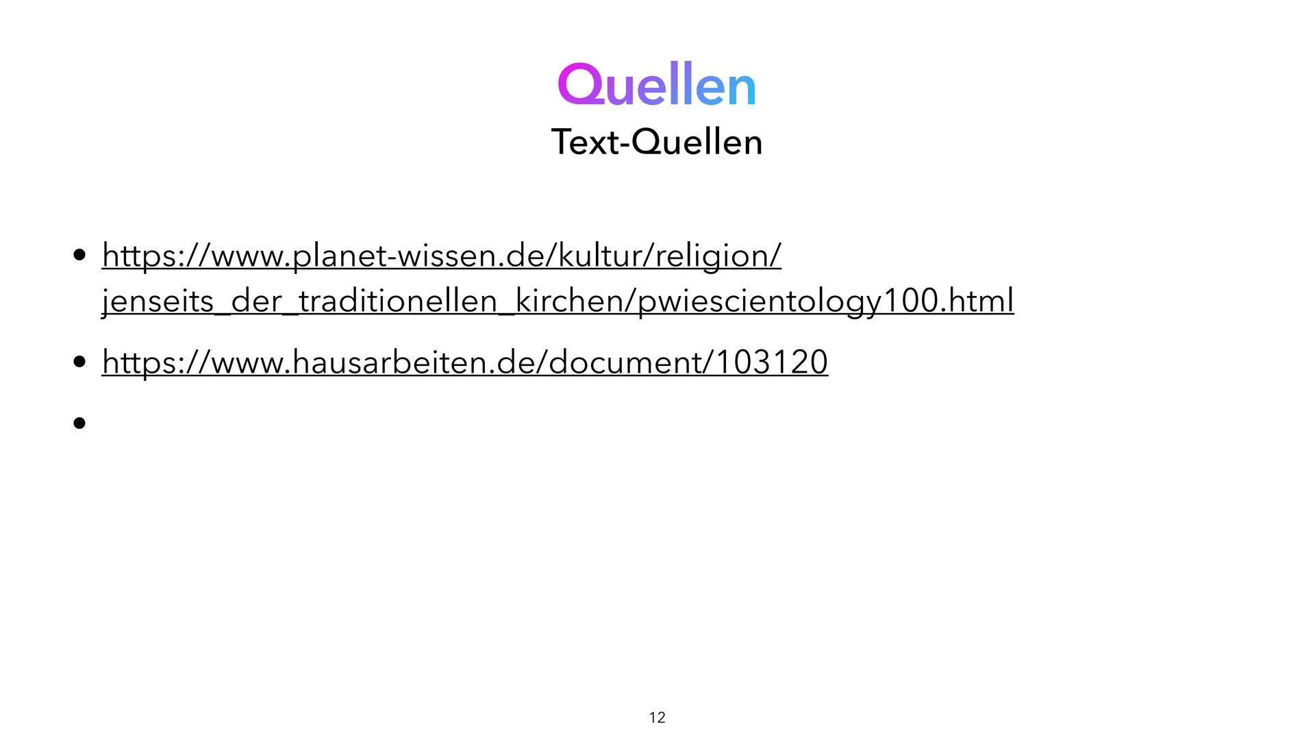 J
SCIENTOLOGY
Was steckt hinter der Fassade?
von Franzi, Maurice und David Inhaltsverzeichnis
Gliederung der Themen
• Was ist Scientology?
•