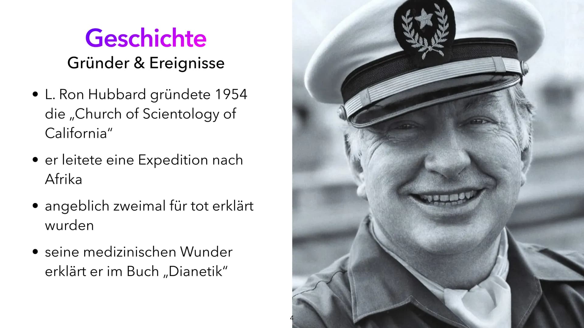 J
SCIENTOLOGY
Was steckt hinter der Fassade?
von Franzi, Maurice und David Inhaltsverzeichnis
Gliederung der Themen
• Was ist Scientology?
•