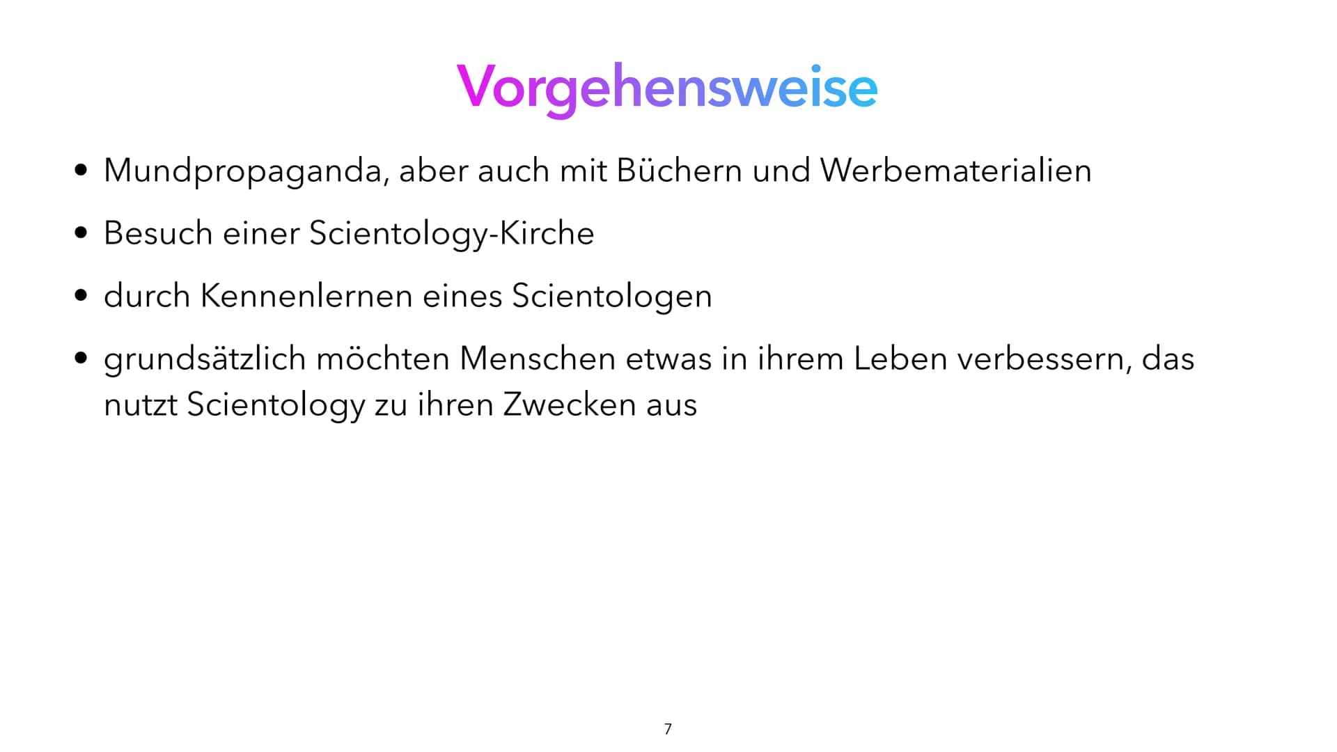 J
SCIENTOLOGY
Was steckt hinter der Fassade?
von Franzi, Maurice und David Inhaltsverzeichnis
Gliederung der Themen
• Was ist Scientology?
•