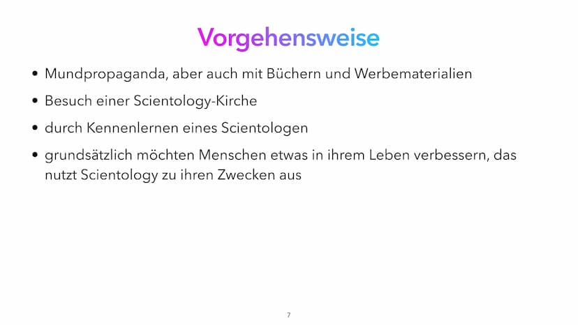 J
SCIENTOLOGY
Was steckt hinter der Fassade?
von Franzi, Maurice und David Inhaltsverzeichnis
Gliederung der Themen
• Was ist Scientology?
•