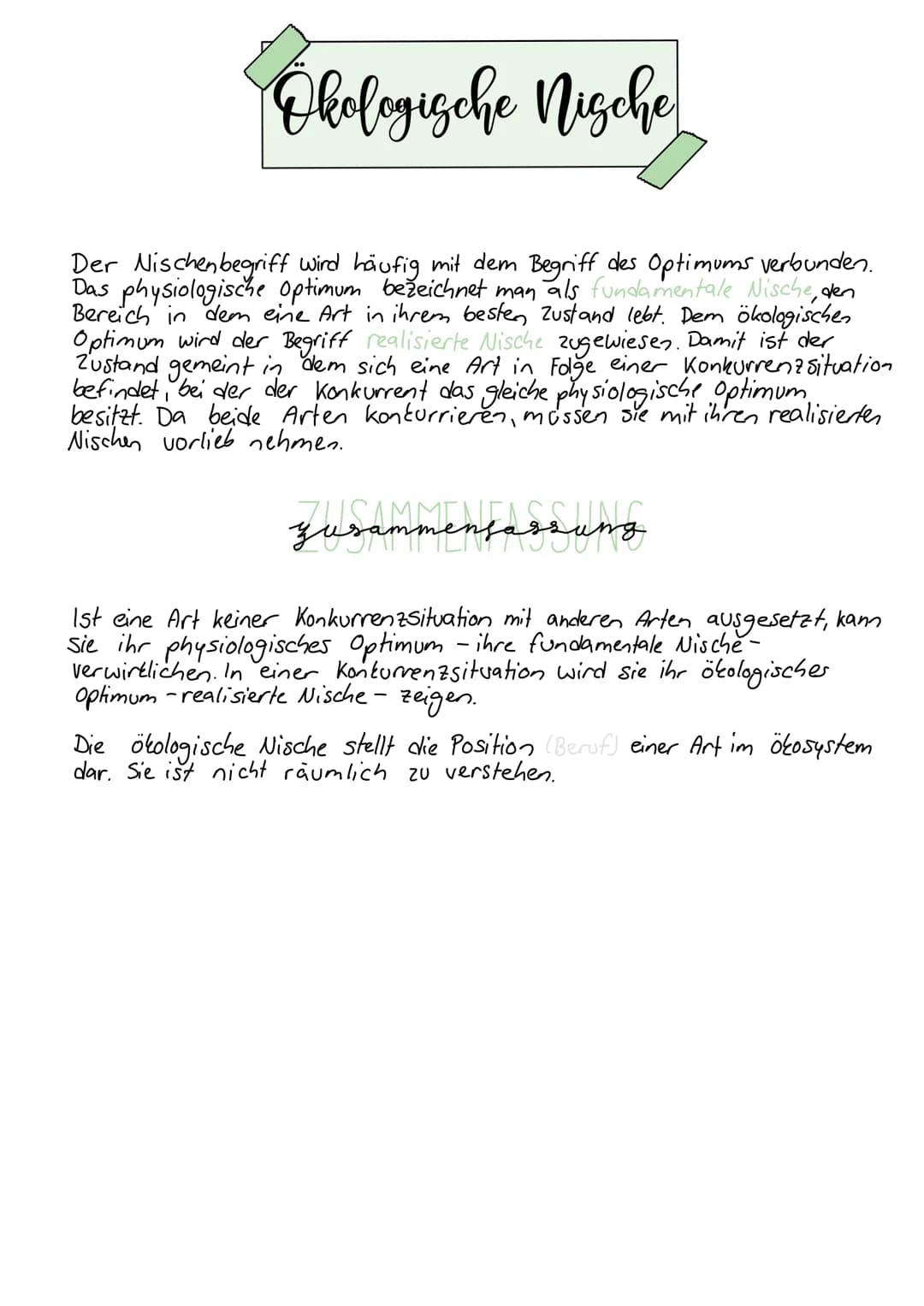 Minimum
Okologische Nische
Auch wichtig:
Ökologische Zone
Ökologische Lizenz
ssssssim
50 cm
1m
2 M
(ökologische Potenz)
Präferenzbereich
<-P