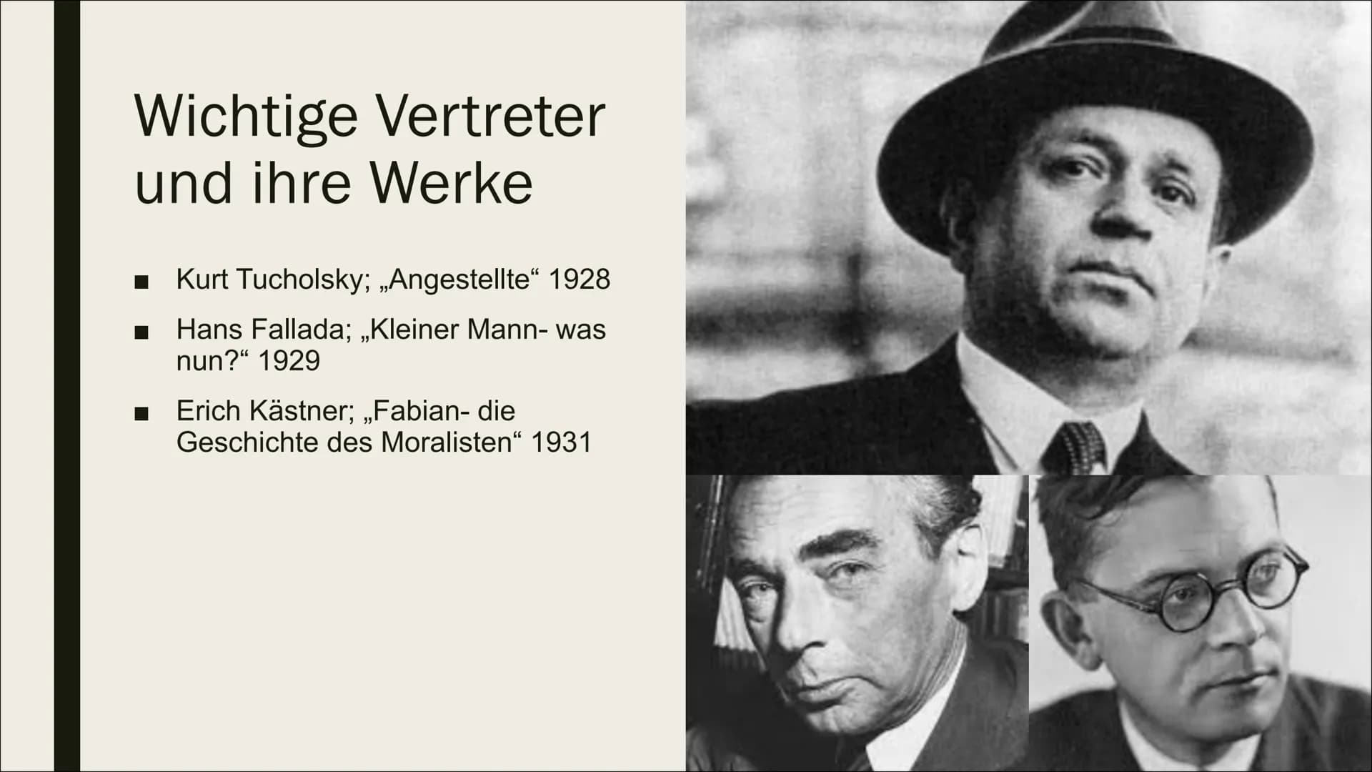 NEUE
SACHLICHKEIT:
LITERATUR DER
WEIMARER
REPUBLIK
Eine Präsentation
von Luisa Gliederung
■
■
1. Definition
2. zeitgeschichtliche Einordnung