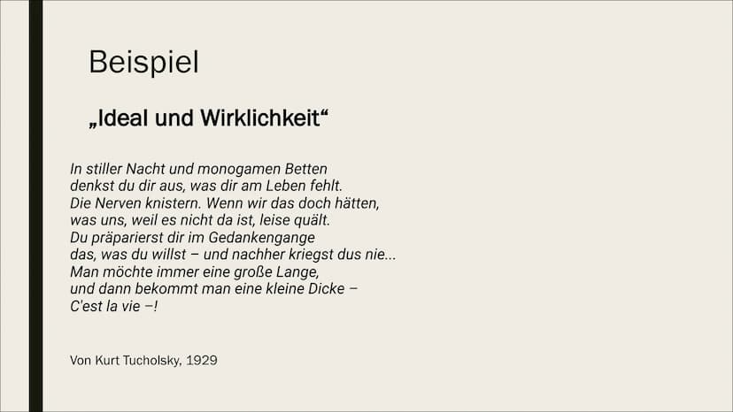 NEUE
SACHLICHKEIT:
LITERATUR DER
WEIMARER
REPUBLIK
Eine Präsentation
von Luisa Gliederung
■
■
1. Definition
2. zeitgeschichtliche Einordnung
