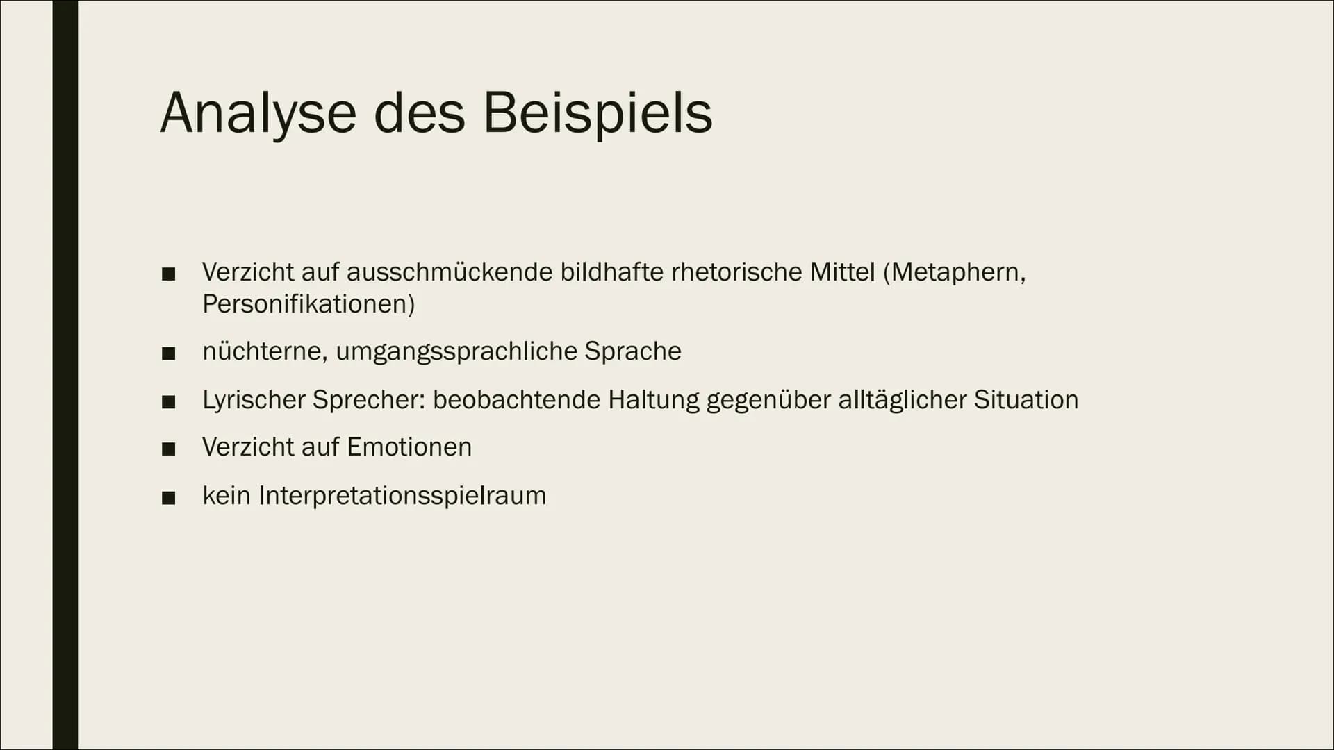 NEUE
SACHLICHKEIT:
LITERATUR DER
WEIMARER
REPUBLIK
Eine Präsentation
von Luisa Gliederung
■
■
1. Definition
2. zeitgeschichtliche Einordnung