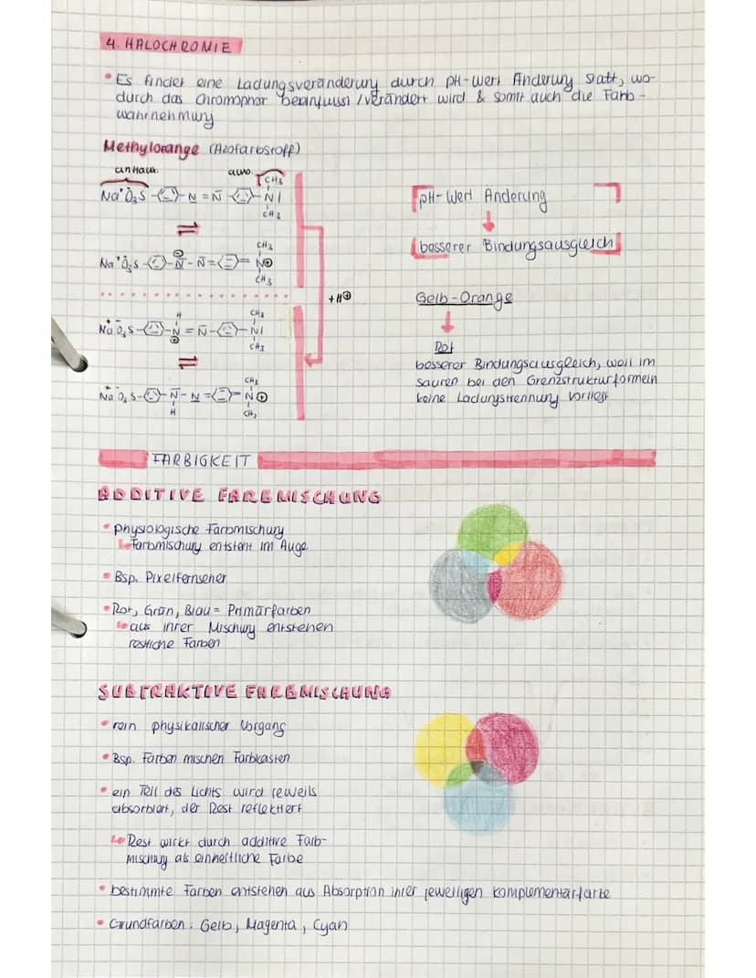 FARBSTOFUE
•Ein Farbstoff ist eine Substanz, die elektromagnetische Wellen aus dem sicht
baren Wellenlängenbereich absorbiert & den Rest der